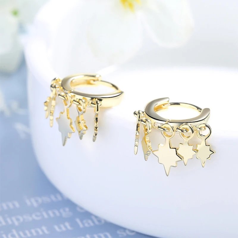 Victoria's Vogue Trendy Bohemia Hoop Earrings Star Flash Geometric Charming Tassel For Women Top Quality Jewelry Hot Victoria's Vogue Trendy Bohemia Hoop Earrings Star Flash Geometric Charming Tassel For Women Top Quality Jewelry Hot