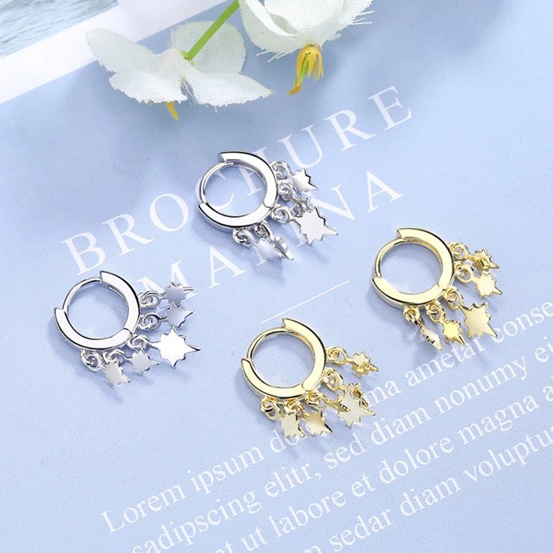 Victoria's Vogue Trendy Bohemia Hoop Earrings Star Flash Geometric Charming Tassel For Women Top Quality Jewelry Hot Victoria's Vogue Trendy Bohemia Hoop Earrings Star Flash Geometric Charming Tassel For Women Top Quality Jewelry Hot