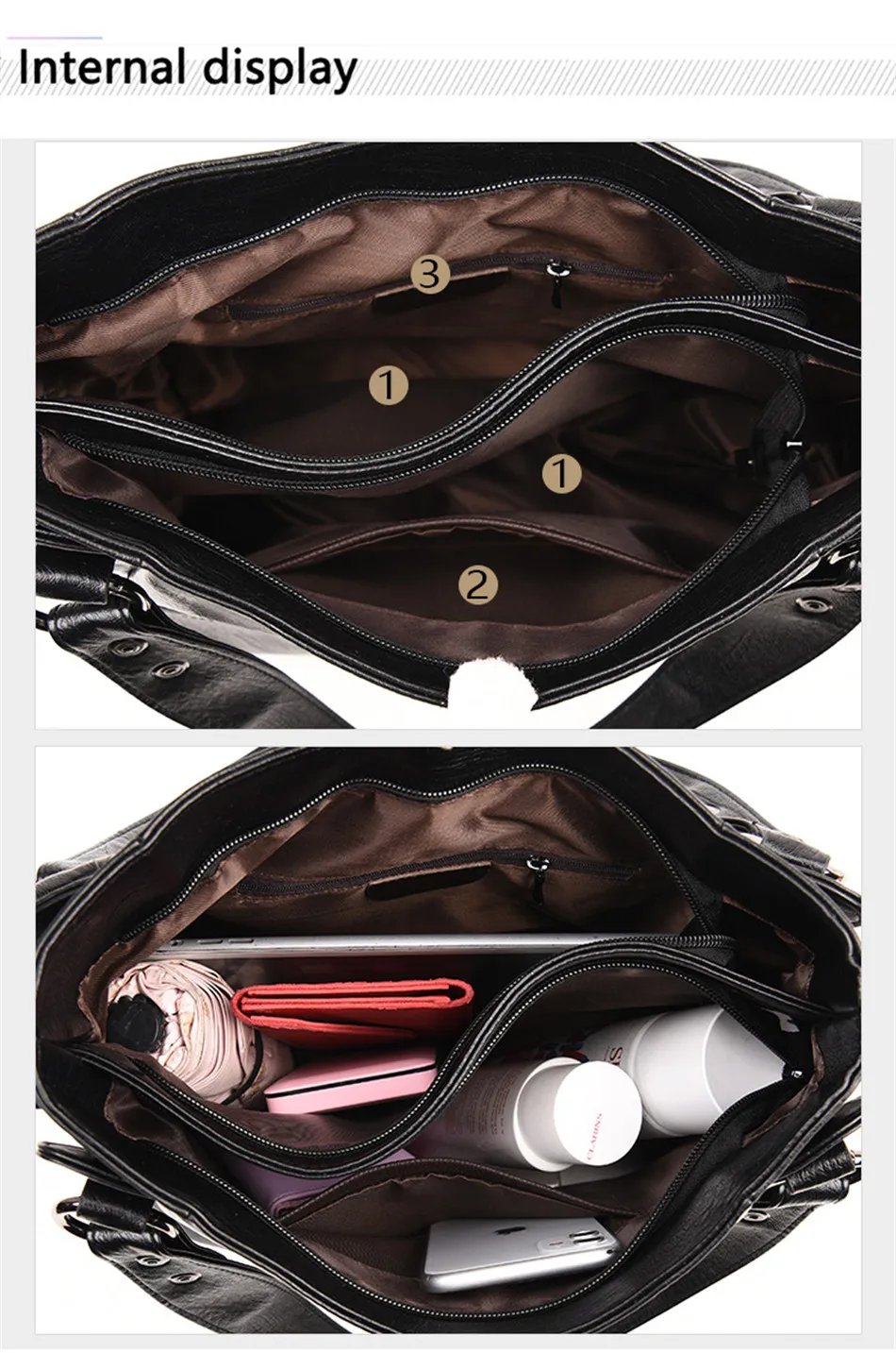 Victoria's Vogue 2026 Trend Large Capacity Genuine Tote Shoulder Bags Fashion Top-Handle Bag High Quality Leather Sac Casual Design Handbag Purse Victoria's Vogue 2026 Trend Large Capacity Genuine Tote Shoulder Bags Fashion Top-Handle Bag High Quality Leather Sac Casual Design Handbag Purse