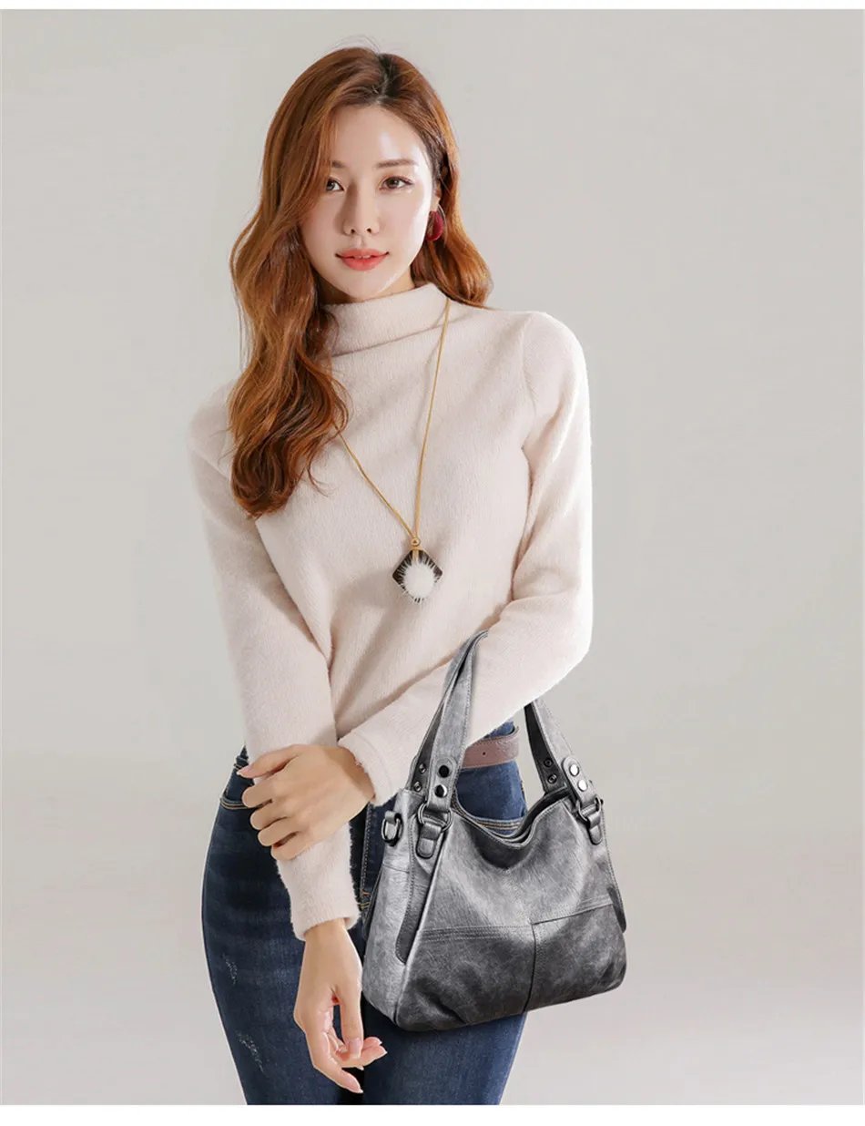 Victoria's Vogue 2026 Trend Large Capacity Genuine Tote Shoulder Bags Fashion Top-Handle Bag High Quality Leather Sac Casual Design Handbag Purse Victoria's Vogue 2026 Trend Large Capacity Genuine Tote Shoulder Bags Fashion Top-Handle Bag High Quality Leather Sac Casual Design Handbag Purse