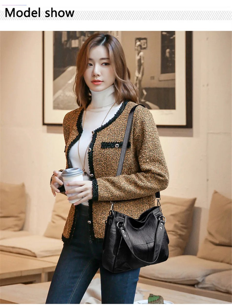 Victoria's Vogue 2026 Trend Large Capacity Genuine Tote Shoulder Bags Fashion Top-Handle Bag High Quality Leather Sac Casual Design Handbag Purse Victoria's Vogue 2026 Trend Large Capacity Genuine Tote Shoulder Bags Fashion Top-Handle Bag High Quality Leather Sac Casual Design Handbag Purse