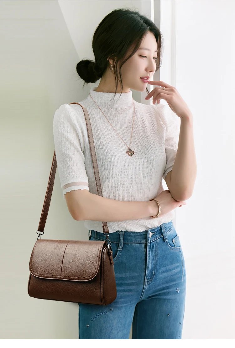Victoria's Vogue Trendy Women's Single Shoulder Bags PU Leather Handbag Crossbody Purse Ladies Tote Bags for Work School Shopping Travel Present