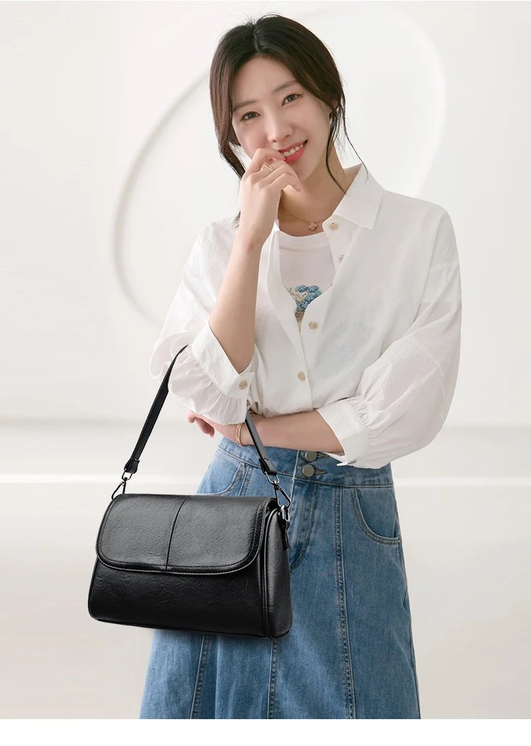 Victoria's Vogue Trendy Women's Single Shoulder Bags PU Leather Handbag Crossbody Purse Ladies Tote Bags for Work School Shopping Travel Present