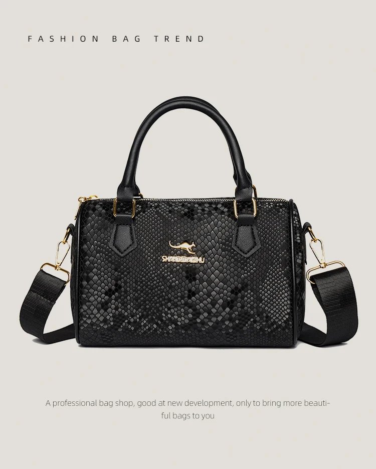 Victoria's Vogue Luxury Serpentine Handbag Women Winter New PU Leather Shoulder Bag Brands Design Handle Bag Lady Victoria's Vogue Luxury Serpentine Handbag Women Winter New PU Leather Shoulder Bag Brands Design Handle Bag Lady