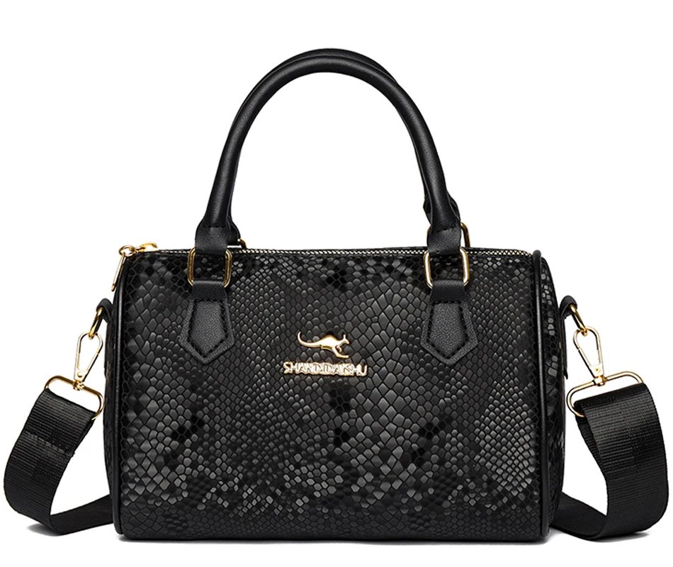 Victoria's Vogue Luxury Serpentine Handbag Women Winter New PU Leather Shoulder Bag Brands Design Handle Bag Lady Victoria's Vogue Luxury Serpentine Handbag Women Winter New PU Leather Shoulder Bag Brands Design Handle Bag Lady