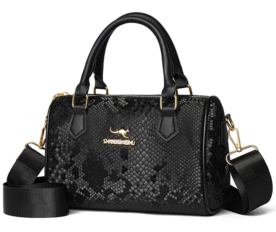 Victoria's Vogue Luxury Serpentine Handbag Women Winter New PU Leather Shoulder Bag Brands Design Handle Bag Lady Victoria's Vogue Luxury Serpentine Handbag Women Winter New PU Leather Shoulder Bag Brands Design Handle Bag Lady
