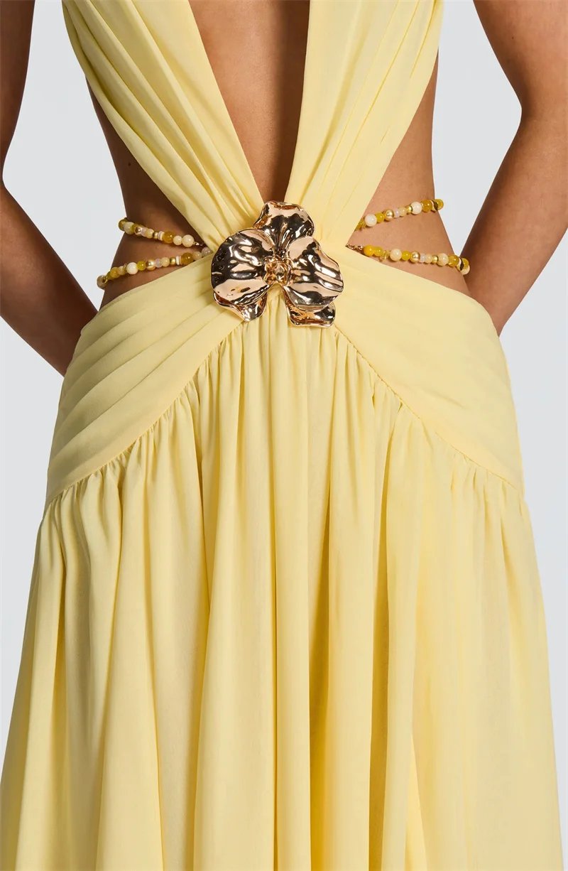Victoria's Vogue Hollow Out Deep V Neck Sexy Maxi Dress Women Gown Metal Buckle Sleeveless Backless Thigh High Split Club Party Dresses Victoria's Vogue Hollow Out Deep V Neck Sexy Maxi Dress Women Gown Metal Buckle Sleeveless Backless Thigh High Split Club Party Dresses