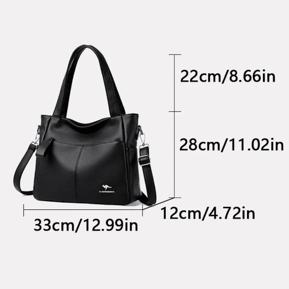 Victoria's Vogue Genuine Brand Soft Leather Ladies Handbags Luxury Designer Shoulder Bags  New Classic High Quality Crossbody Bags for Women