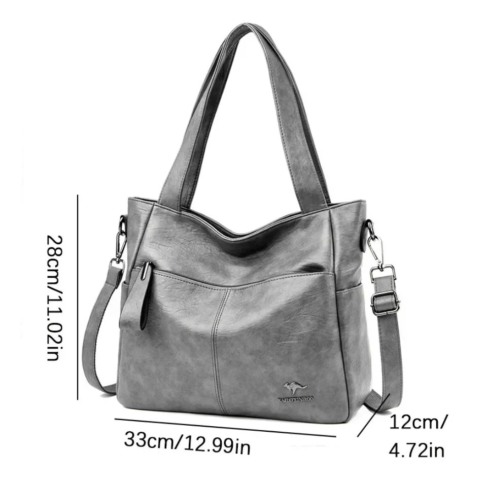 Victoria's Vogue Genuine Brand Soft Leather Ladies Handbags Luxury Designer Shoulder Bags  New Classic High Quality Crossbody Bags for Women