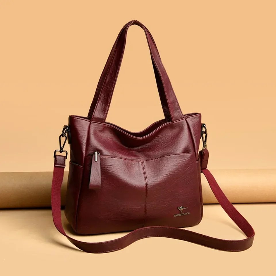 Victoria's Vogue Genuine Brand Soft Leather Ladies Handbags Luxury Designer Shoulder Bags  New Classic High Quality Crossbody Bags for Women