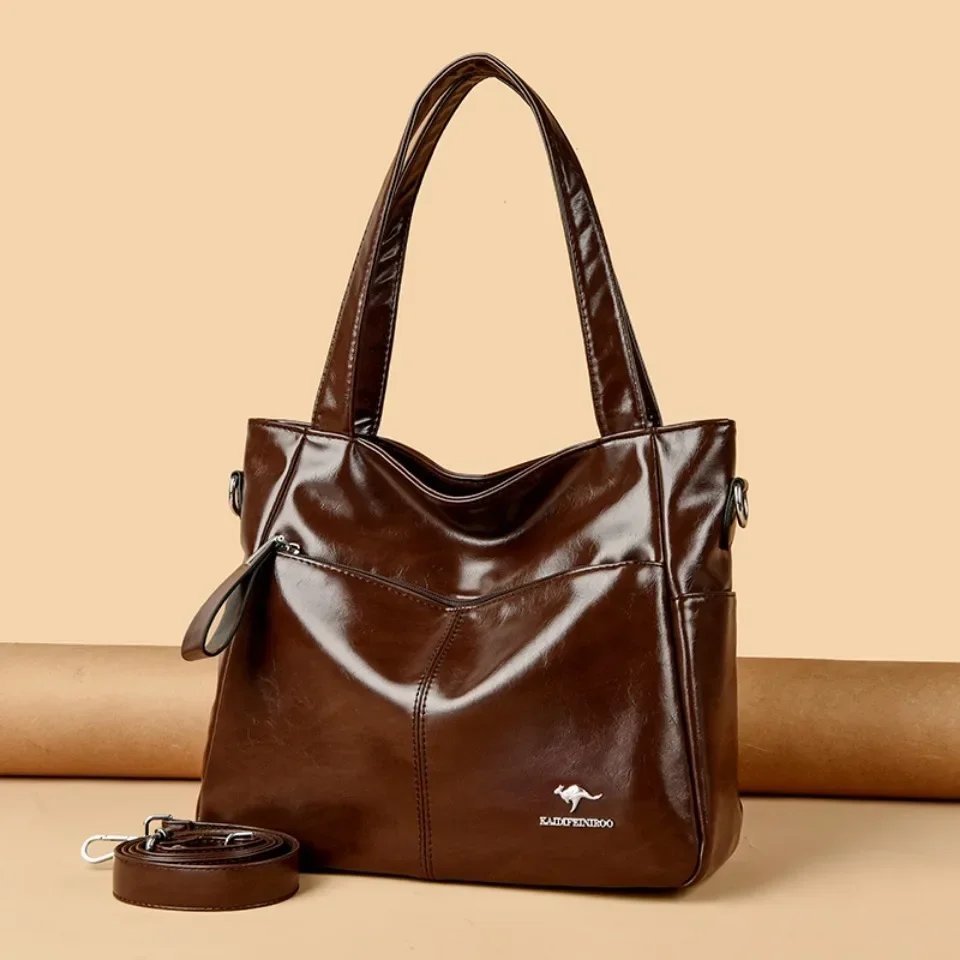 Victoria's Vogue Genuine Brand Soft Leather Ladies Handbags Luxury Designer Shoulder Bags  New Classic High Quality Crossbody Bags for Women
