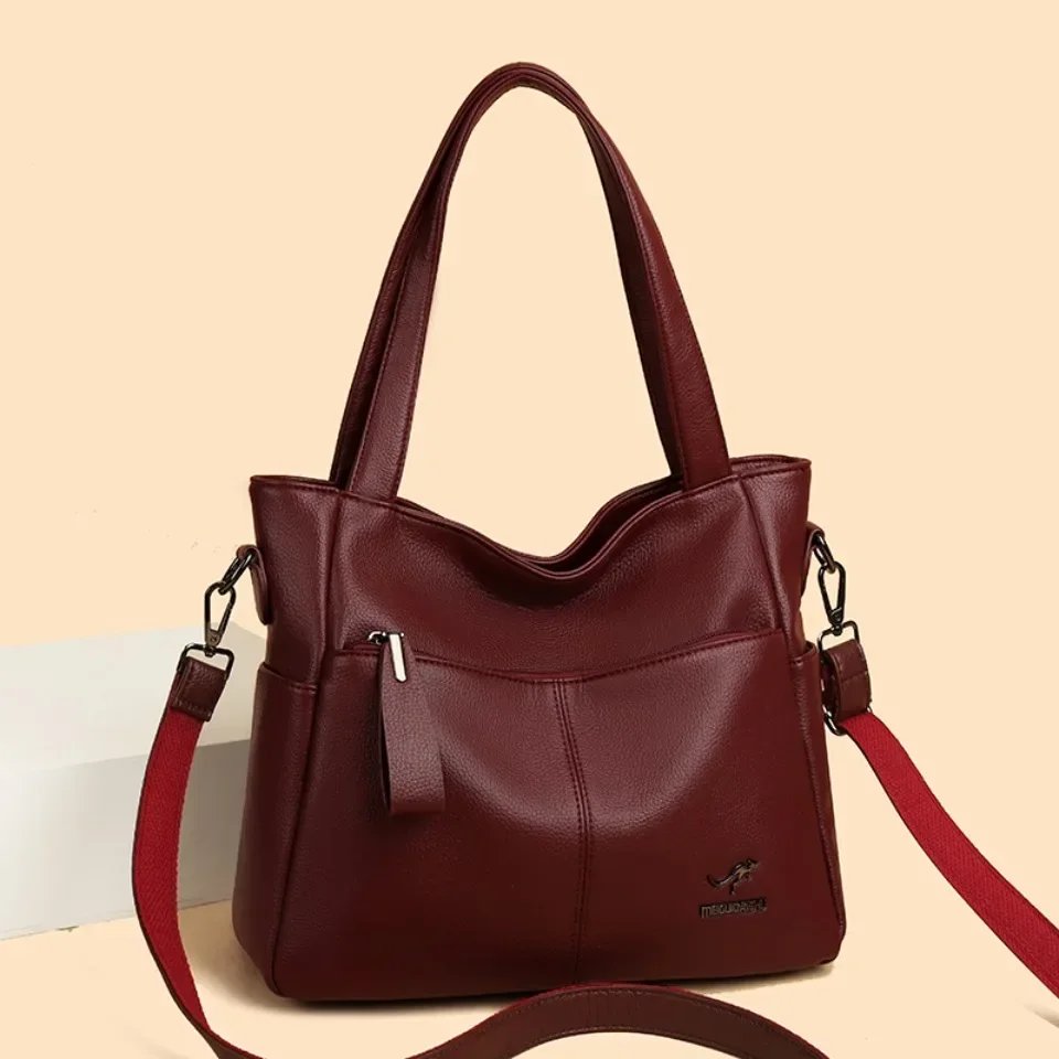 Victoria's Vogue Genuine Brand Soft Leather Ladies Handbags Luxury Designer Shoulder Bags  New Classic High Quality Crossbody Bags for Women