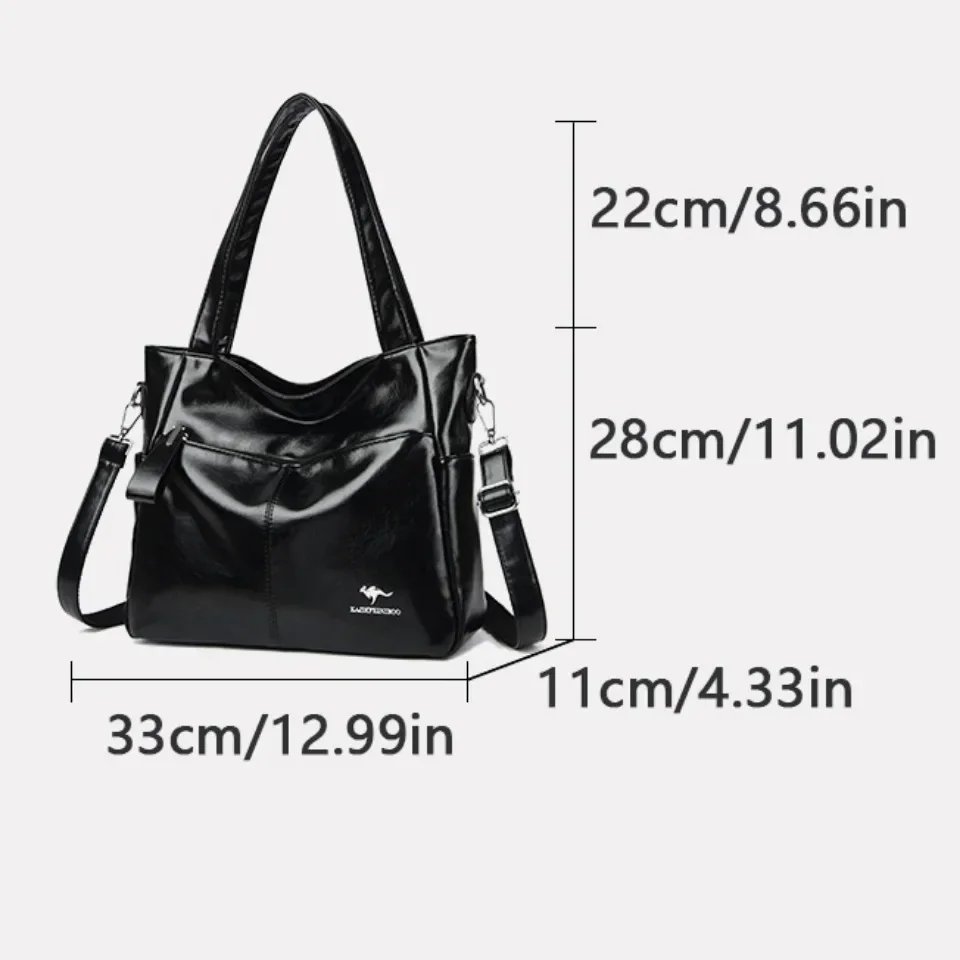 Victoria's Vogue Genuine Brand Soft Leather Ladies Handbags Luxury Designer Shoulder Bags  New Classic High Quality Crossbody Bags for Women