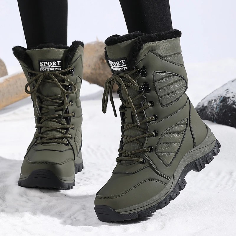 Victoria's Vogue Winter Women Snow Boot High-top Waterproof Ankle Boots Ladies Thick Plus Warm Snow Hiking Boots Outdoor Cotton Shoes Sneakers Victoria's Vogue Winter Women Snow Boot High-top Waterproof Ankle Boots Ladies Thick Plus Warm Snow Hiking Boots Outdoor Cotton Shoes Sneakers