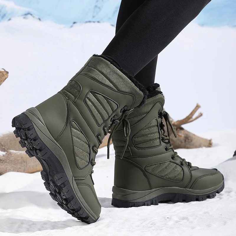 Victoria's Vogue Winter Women Snow Boot High-top Waterproof Ankle Boots Ladies Thick Plus Warm Snow Hiking Boots Outdoor Cotton Shoes Sneakers Victoria's Vogue Winter Women Snow Boot High-top Waterproof Ankle Boots Ladies Thick Plus Warm Snow Hiking Boots Outdoor Cotton Shoes Sneakers